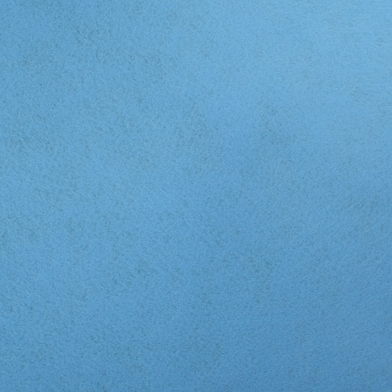 Vilt 30 x 30 cm, 3 mm, hemelsblauw